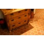 Aranżacja - rustykalna terakota sześciokątna na podłogę