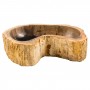 Anund - umywalka ze skamieniałego drewna
