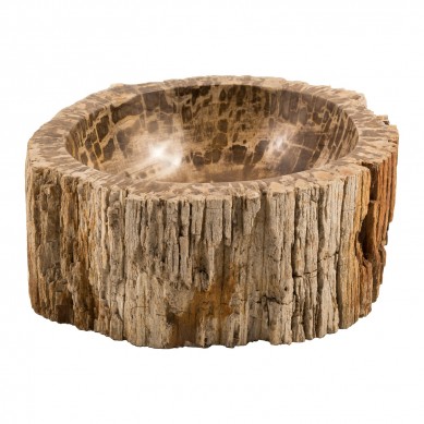 Halsten - umywalka ze skamieniałego drewna