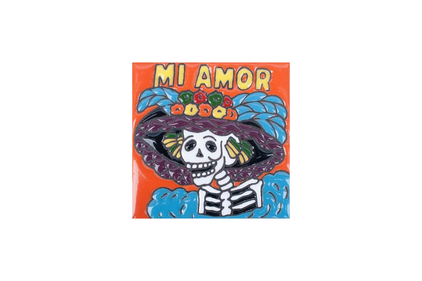 Catrina 9 - ręcznie robione płytki Talavera