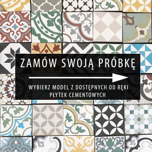 Próbka płytki cementowej