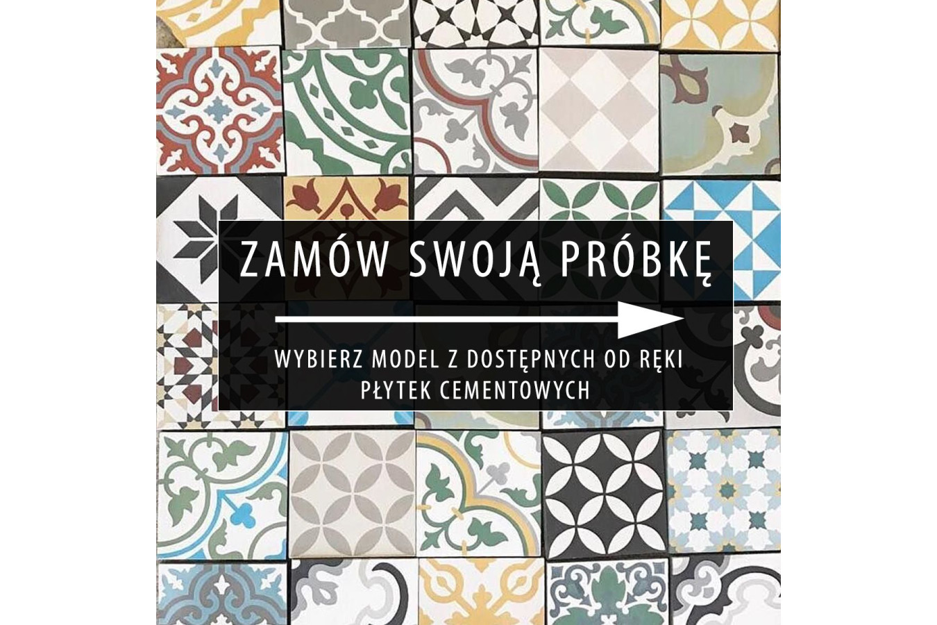Próbka płytki cementowej