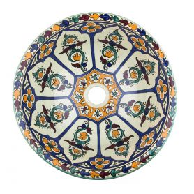 Dilma - Ceramiczna umywalka z Maroka
