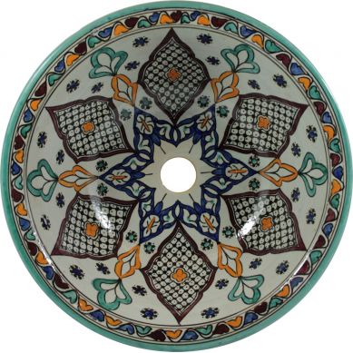 Kama - ceramiczna umywalka z Maroka