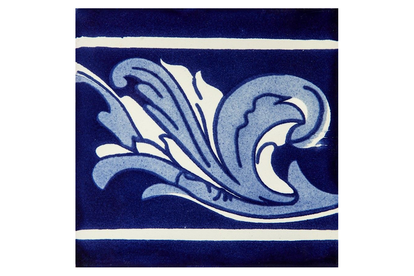 Asturia Cenefa -  kobaltowe płytki ceramiczne 15 x 15 - 22 sztuki