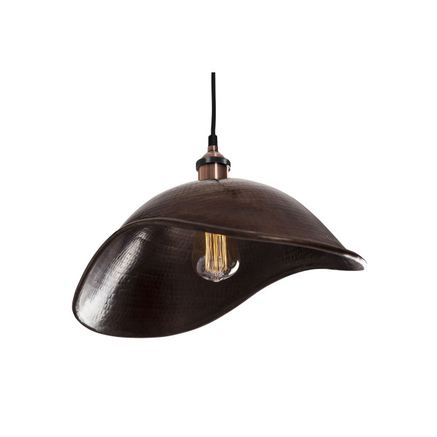 Dátil - ręcznie kuta lampa z Meksyku - czysta miedź