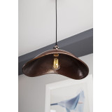 Dátil - ręcznie kuta lampa z Meksyku - czysta miedź