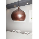Cebolla - lampa z Meksyku patynowana - czysta miedź
