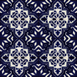 Matias- Granatowe płytki ceramiczne 15x15
