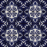 Matias- Granatowe płytki ceramiczne 15x15