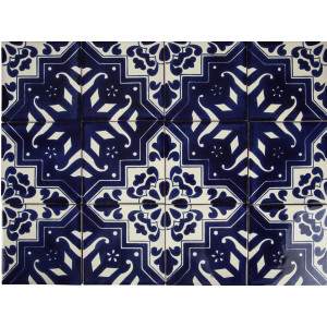 Matias- Granatowe płytki ceramiczne 15x15