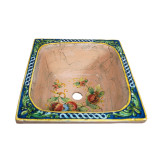 Matilde - kwadratowy zlew ceramiczny z Włoch