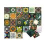 Verde - kolorowy patchwork z płytek meksykańskich- 30 sztuk