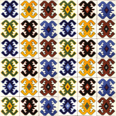 Hucul -  patchwork z płytek ceramicznych - 30 sztuk
