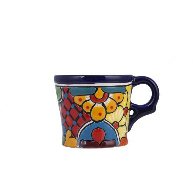 Té - kolorowy kubek z ceramiki Talavera