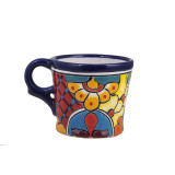 Té - kolorowy kubek z ceramiki Talavera