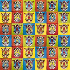 Virgenes - Pop-art płytki Talavera - 30 sztuk
