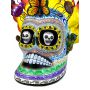 Cráneo flamas con bicho - czaszka w ogniu z Meksyku