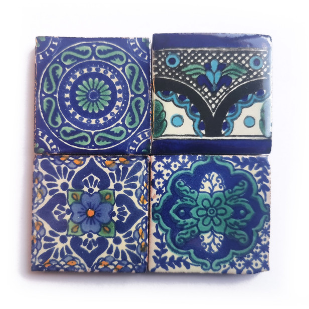 Teobaldo - zestaw czterech ceramicznych magnesów
