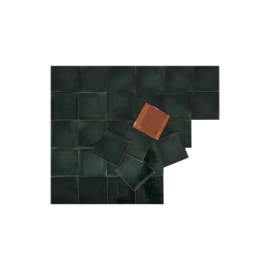 Verde Brillante - płytka jednokolorowa Talavera