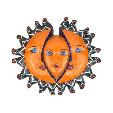 Naciente - figurka słońca z wyłaniającą się drugą twarzą