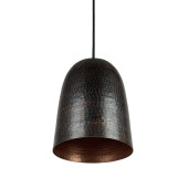 Aliso Dark Brown - podłużna lampa miedziana z meksyku