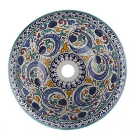 Hafi - Ceramiczna umywalka marokańska