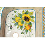 Sara - ceramiczny zlew dwukomorowy
