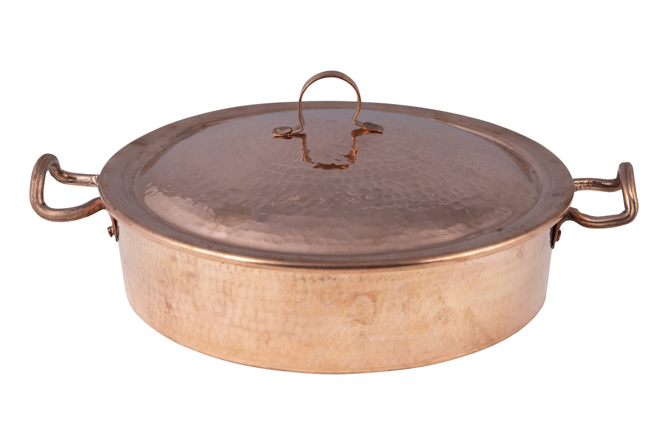 Garnek miedziany duży - średnica 29 cm