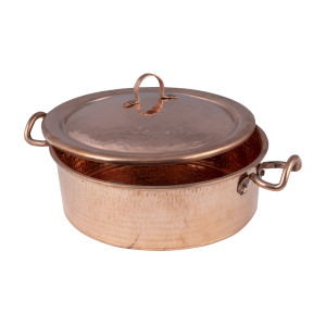 Garnek miedziany duży - średnica 29 cm