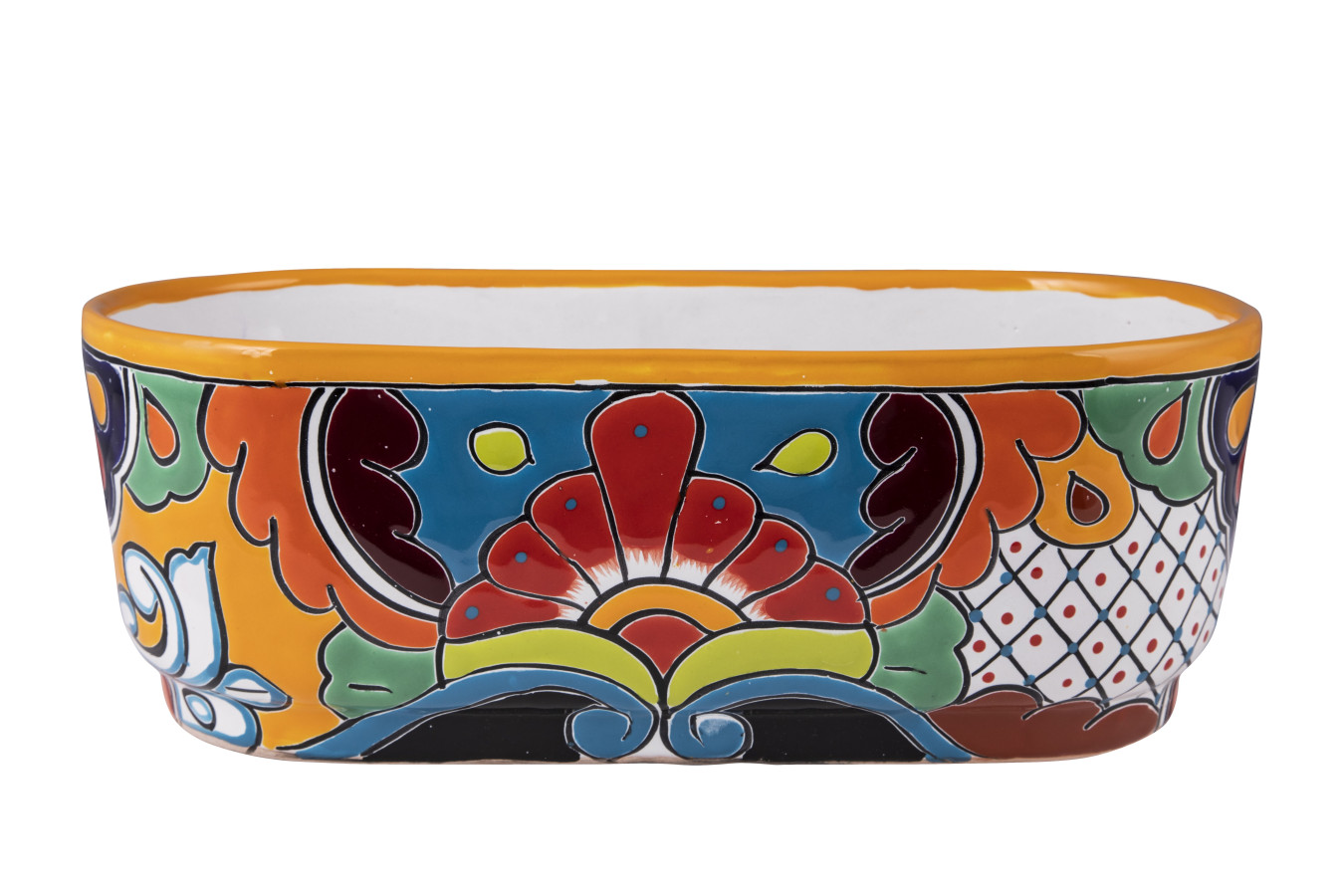Canoa - ceramiczna podłużna doniczka