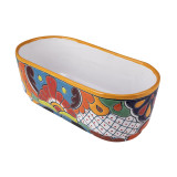 Canoa - ceramiczna podłużna doniczka