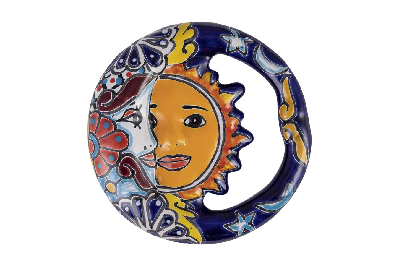 Ceramiczna ozdoba - Eklipsa z Meksyku - 21 cm