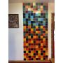 Ciruela - patchwork z płytek jednokolorowych - 90 szt. 1 m2
