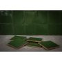 Verde Esmeralda - płytka jednokolorowa Talavera - 90 sztuk