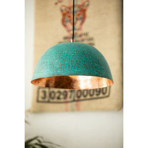 Serbal Verde - patynowana lampa miedziana