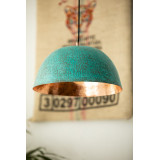Serbal Verde - patynowana lampa miedziana