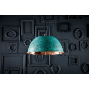 Serbal Verde - patynowana lampa miedziana