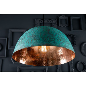 Serbal Verde - patynowana lampa miedziana