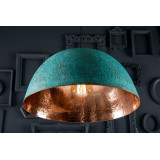 Serbal Verde - patynowana lampa miedziana