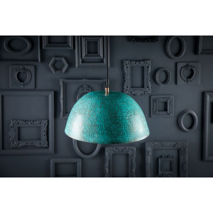 Serbal Verde - patynowana lampa miedziana
