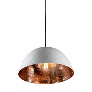 Espino Blanco - lampa miedziana z białą patyną