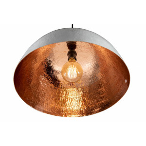 Espino Blanco - lampa miedziana z białą patyną