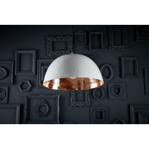 Espino Blanco - lampa miedziana z białą patyną