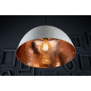 Espino Blanco - lampa miedziana z białą patyną