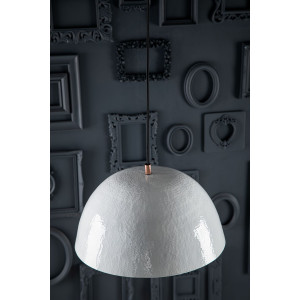 Espino Blanco - lampa miedziana z białą patyną