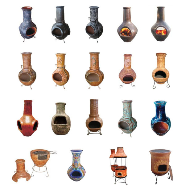 Meksykańskie kominki Chimenea