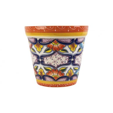 Ozdobna doniczka dekoracyjna meksykańska - 25 cm
