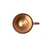 Taza - kubek miedziany wysoki