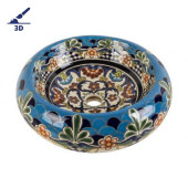 La Reina Prima - Ceramiczna umywalka zdobiona z reliefem